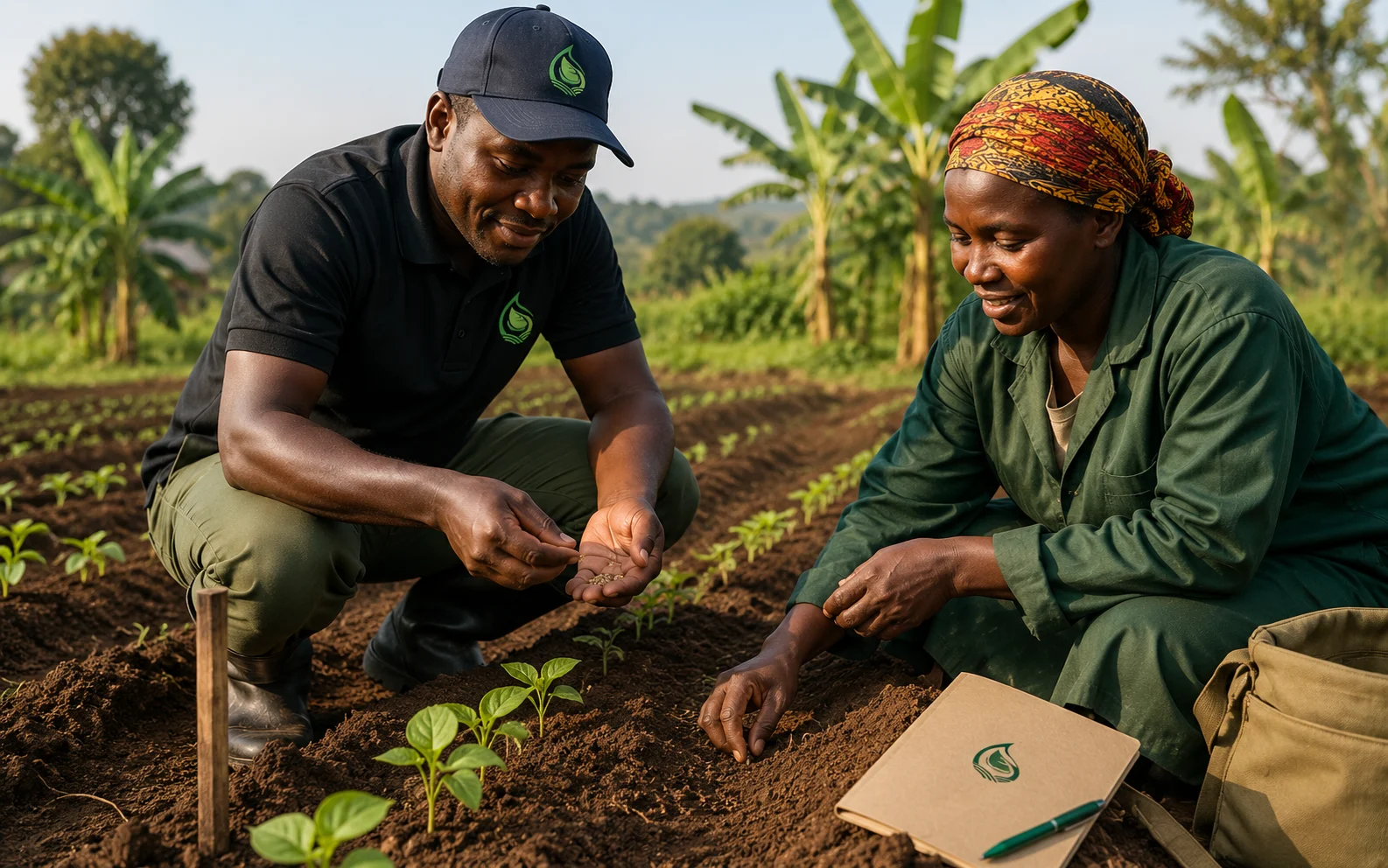 Planting and establishment context for Growmate Uganda seed support