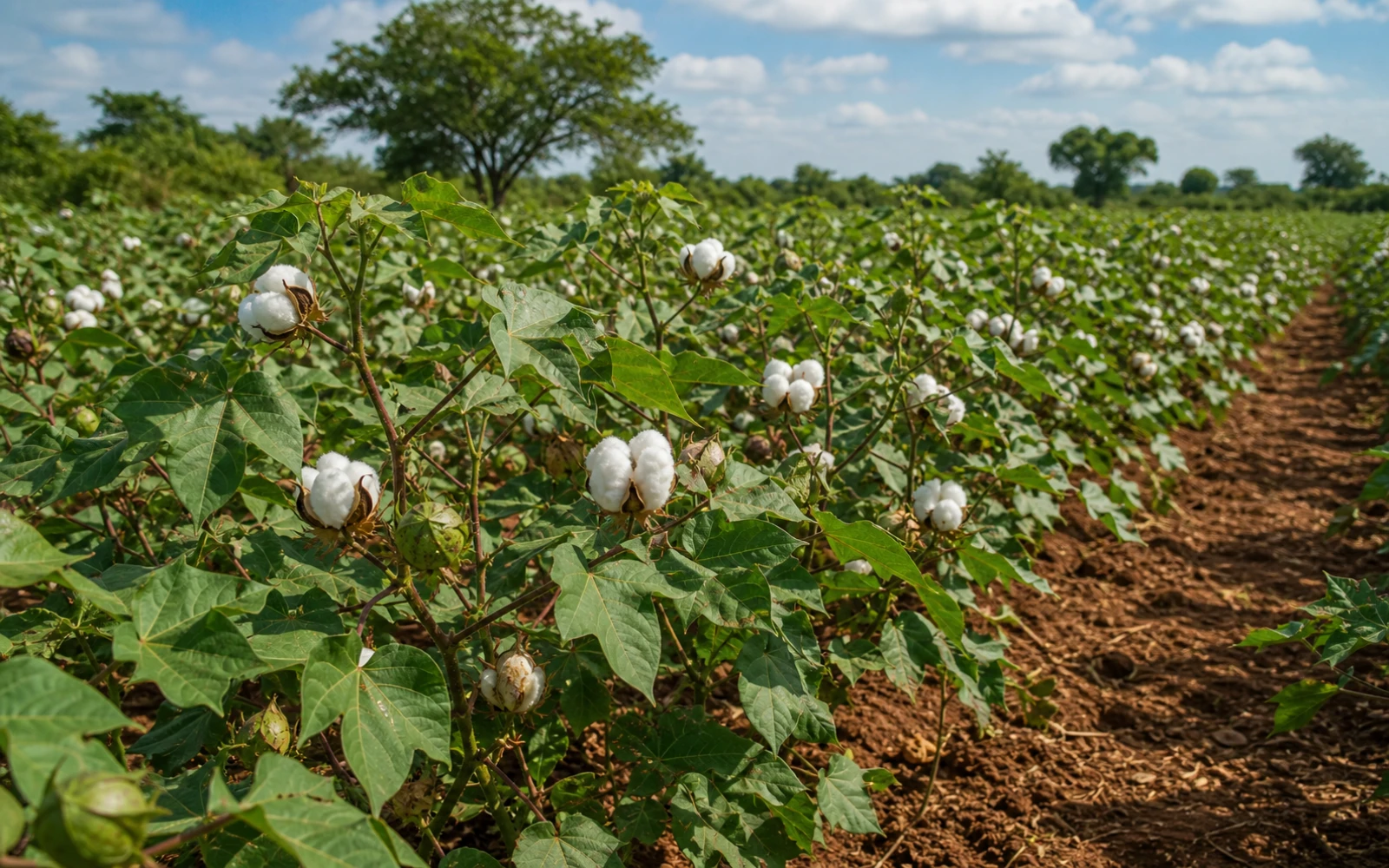 African cotton field context for ABSOLUTE STAR 400 SC