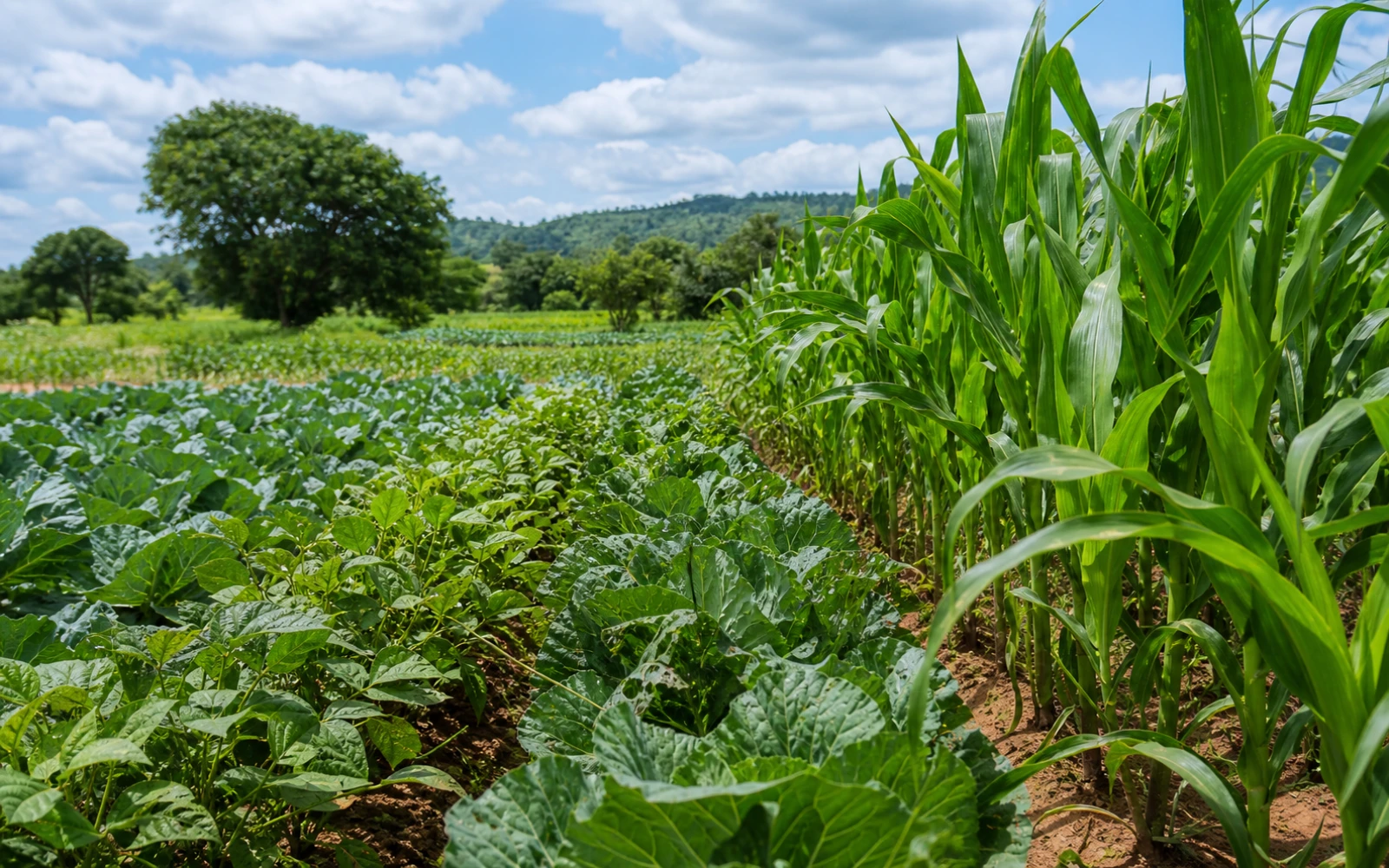African maize field context for CALIANDRA 280 SC