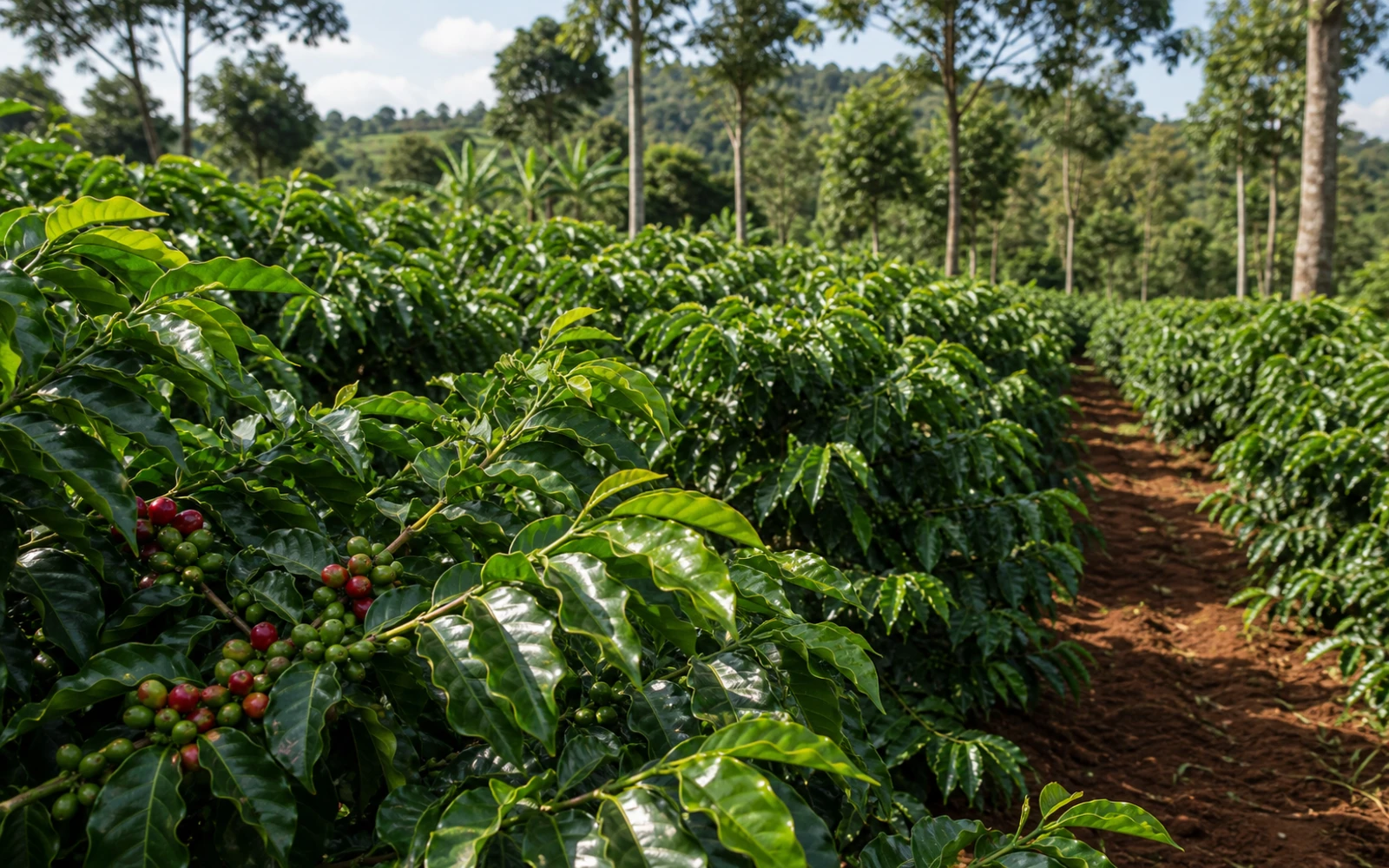 African coffee farm context for CoffeeGold