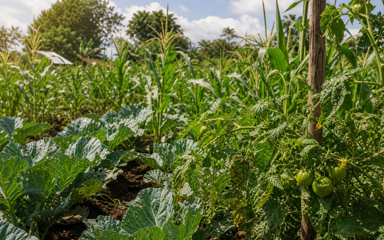 African maize field context for EMAGROWN 220 SC