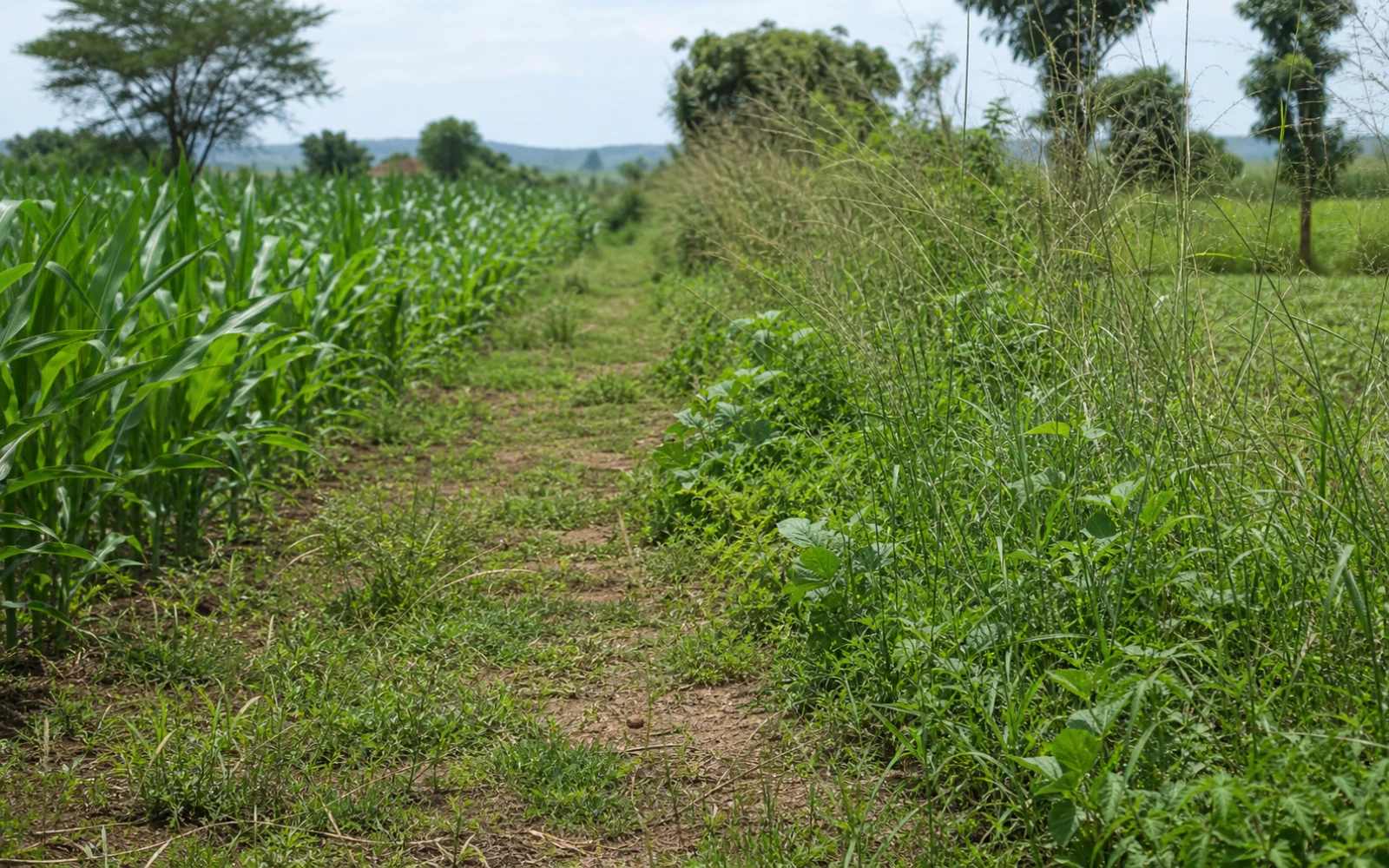 African weed-management field context for Glyking 620 SL