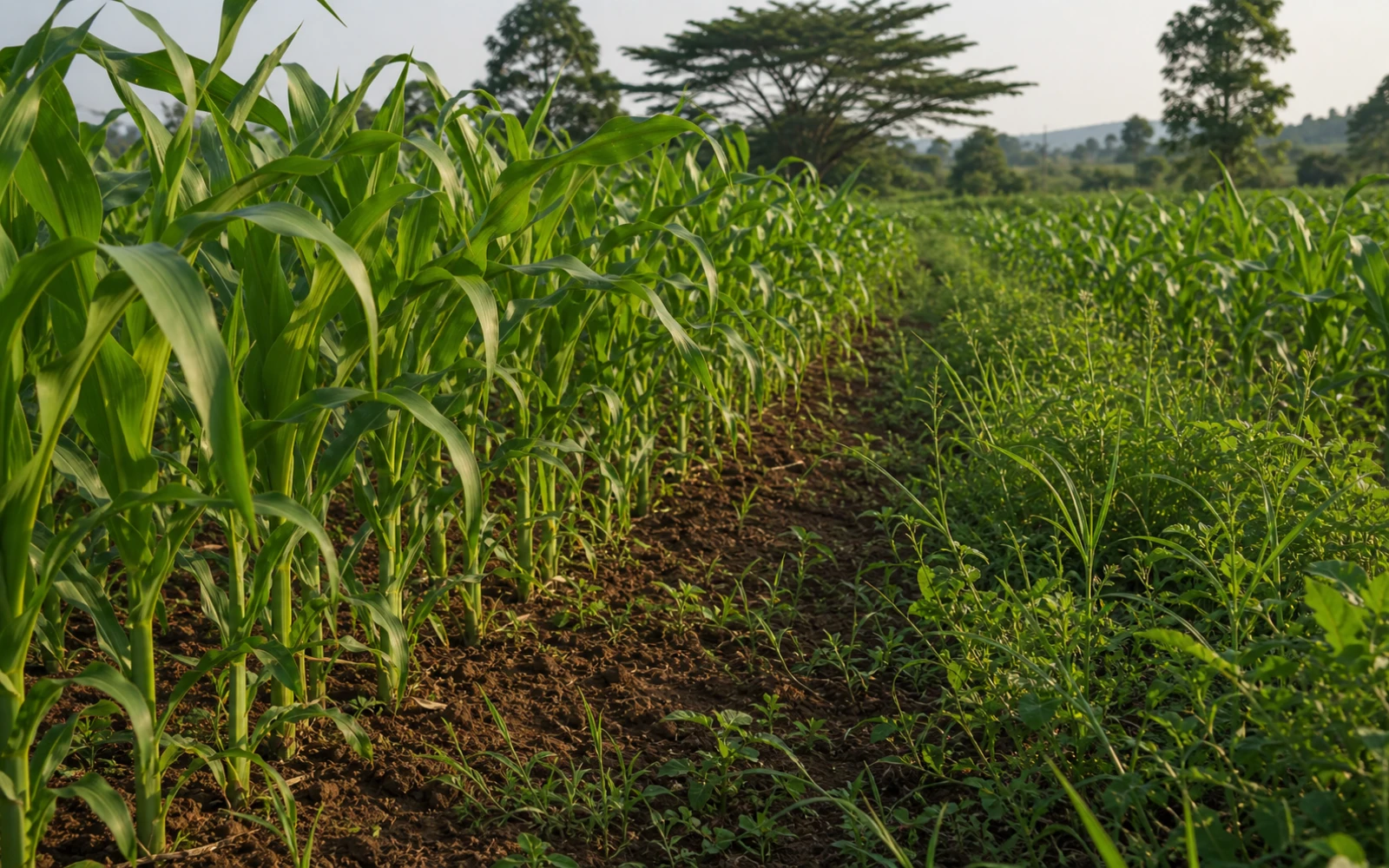 African maize field context for Mteule 310 OD