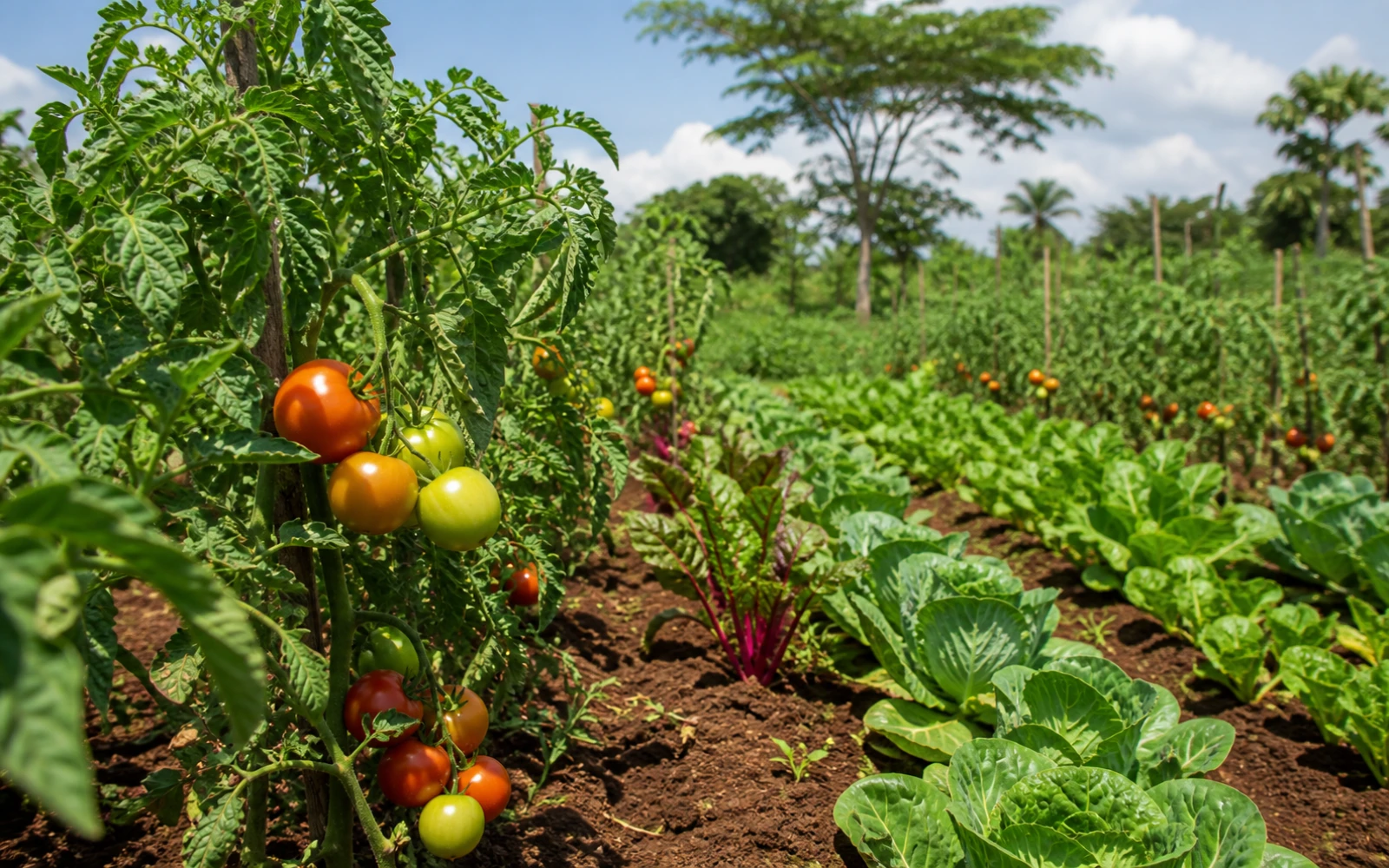African tomato field context for SEAQUEEN